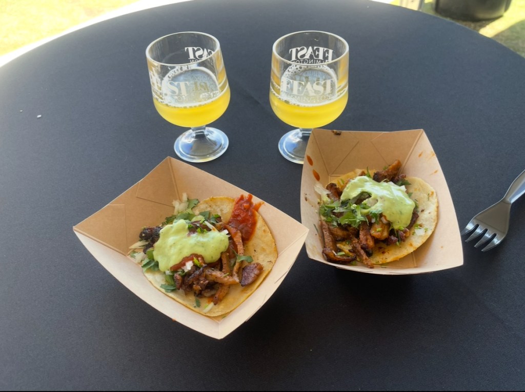 Small bites and beer at Feast Wilmington at Live Oak Bank Pavilion 2024