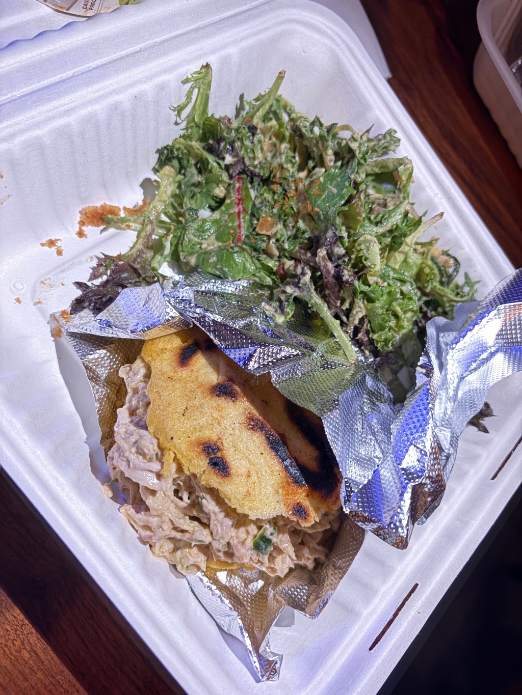 Venezuelan Food from a food event at the Dram Tree Tavern in Wilmington